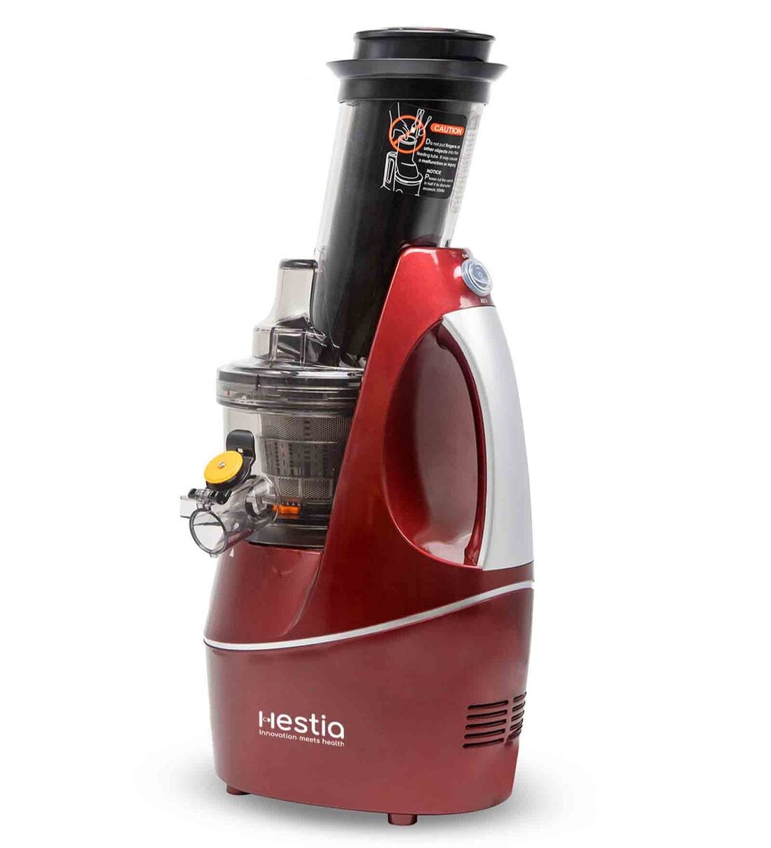 Hestia Appliances Nutri-Max Cold Press Juicer (Wine Red) Free