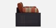 Hena Fabric Sofa Cum Bed in Rust & Brown Colour