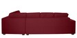 Henry LHS 3 Seater Sofa with Lounger in Garnet Red Colour