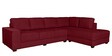Henry LHS 3 Seater Sofa with Lounger in Garnet Red Colour