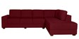 Henry LHS 3 Seater Sofa with Lounger in Garnet Red Colour