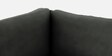 Henry Velvet L Shape Sofa in Gray Colour