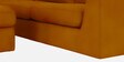 Henry Velvet L Shape Sofa in Orange Colour