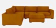 Henry Velvet L Shape Sofa in Orange Colour
