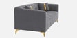 Heritage Tufted Velvet Fabric 3+1 Seater Sofa Set In Grey Colour Heritage Tufted Velvet Fabric 3+1 Seater Sofa Set In Grey Colour