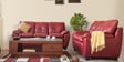 Herman Two Seater Sofa in Red Colour