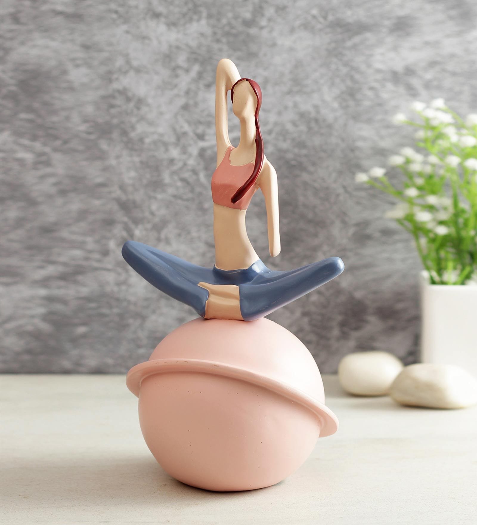 Resin Healthy Yoga Figurine
