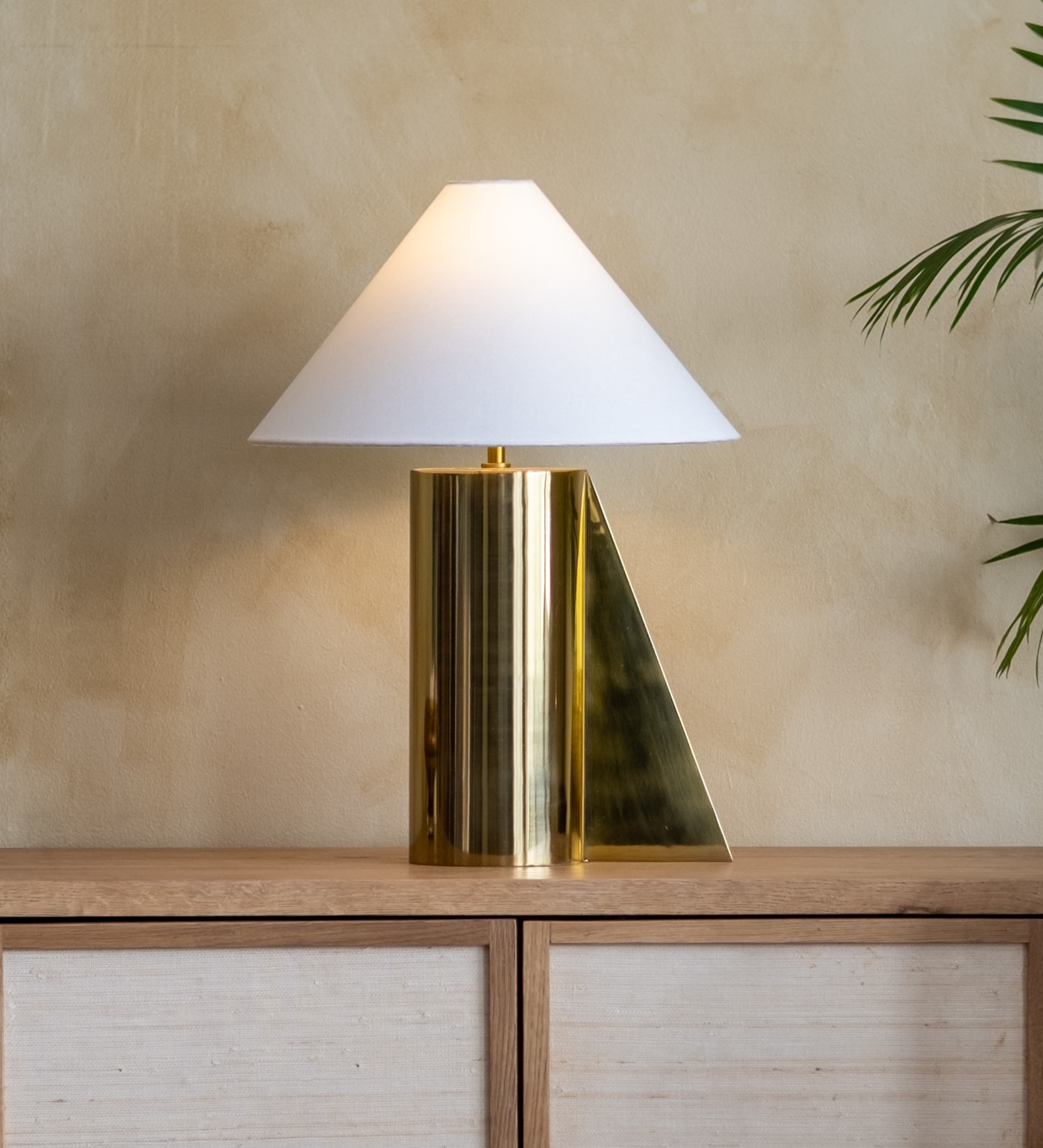 Helia Gold Tall Table Lamp