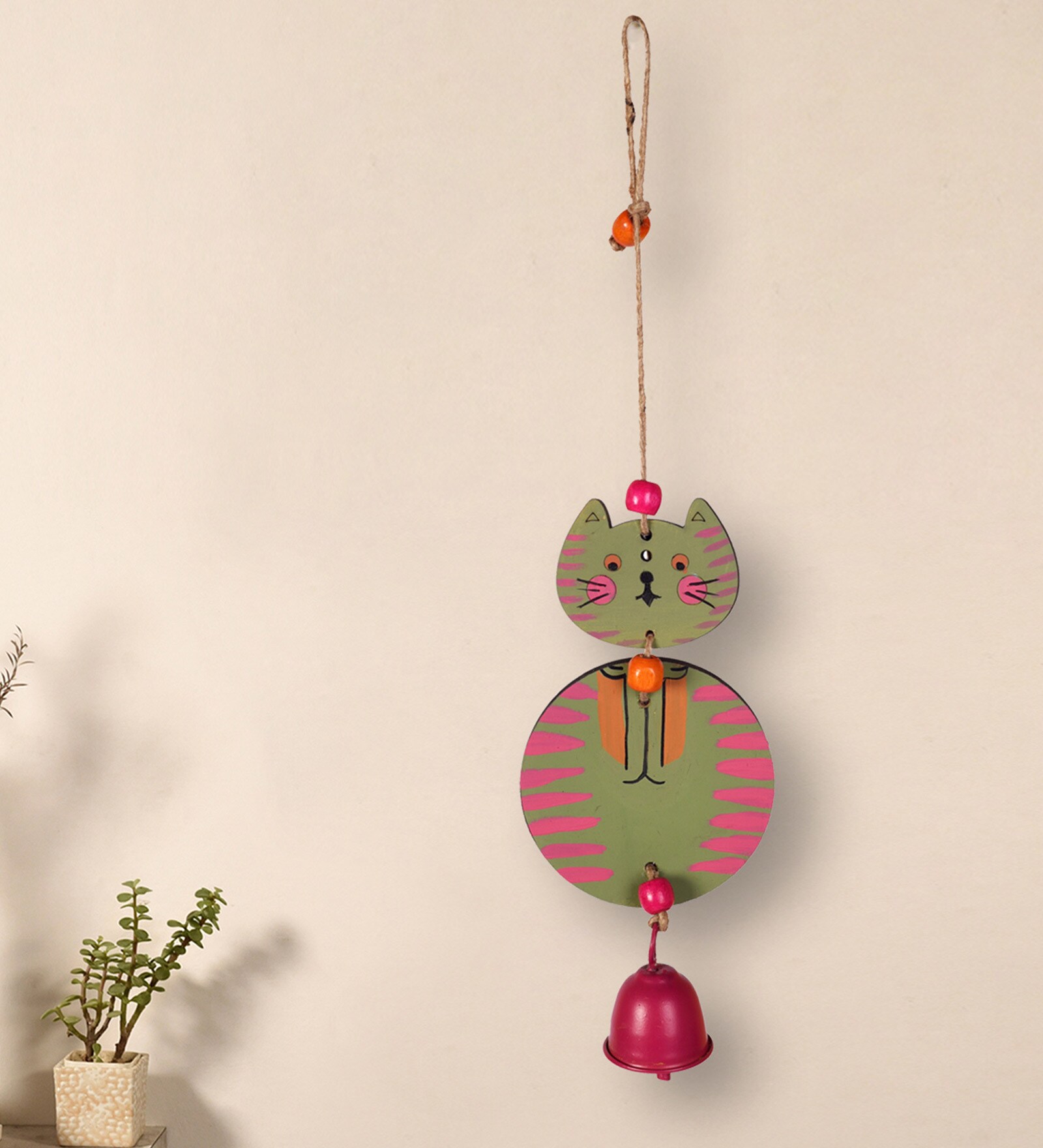 Hello Kitty Multicolour Wood & Metal Wind Chime