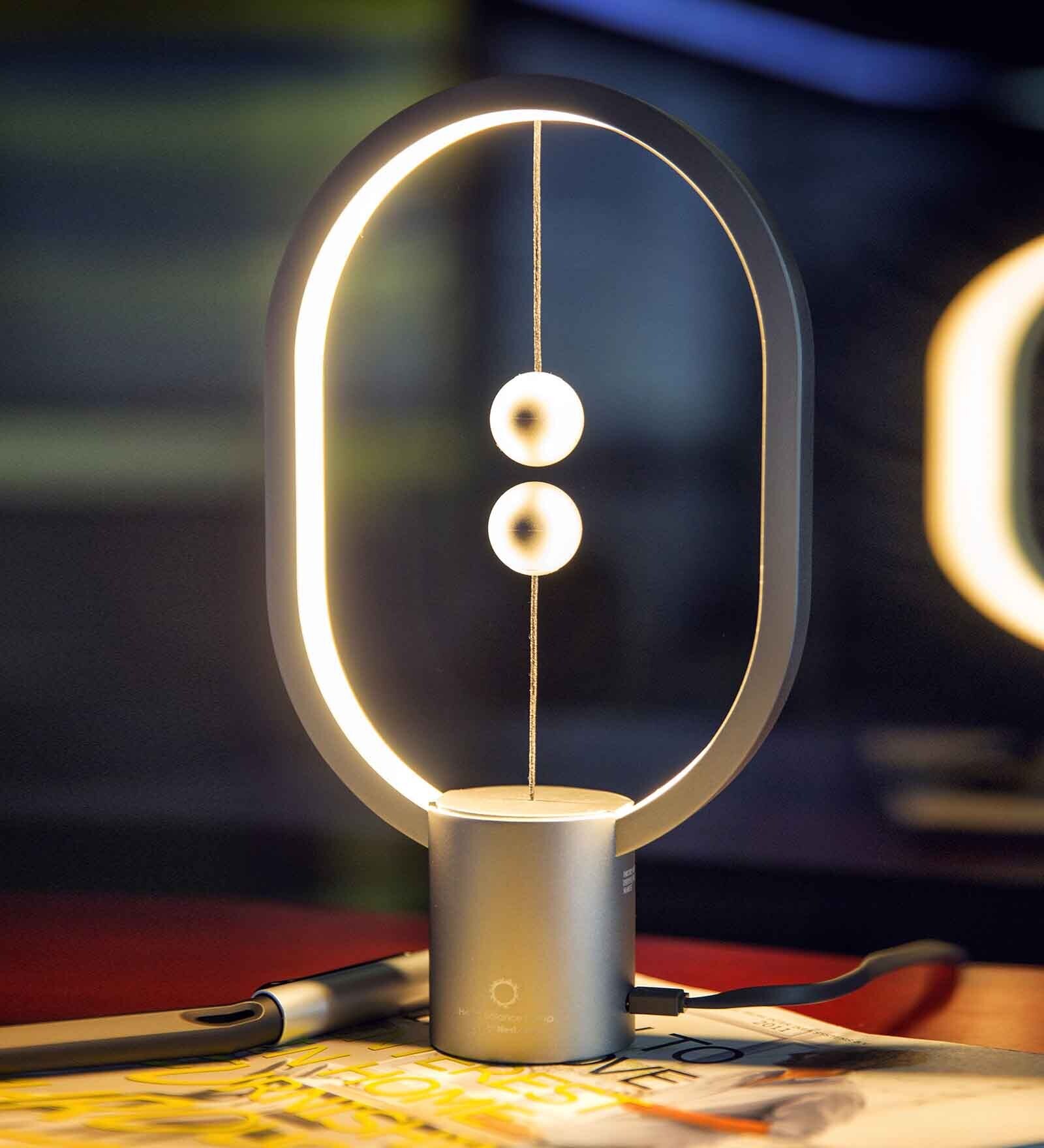 Buy Heng Balance Mini Silver Aluminium LED Table Lamp by Design Nest
