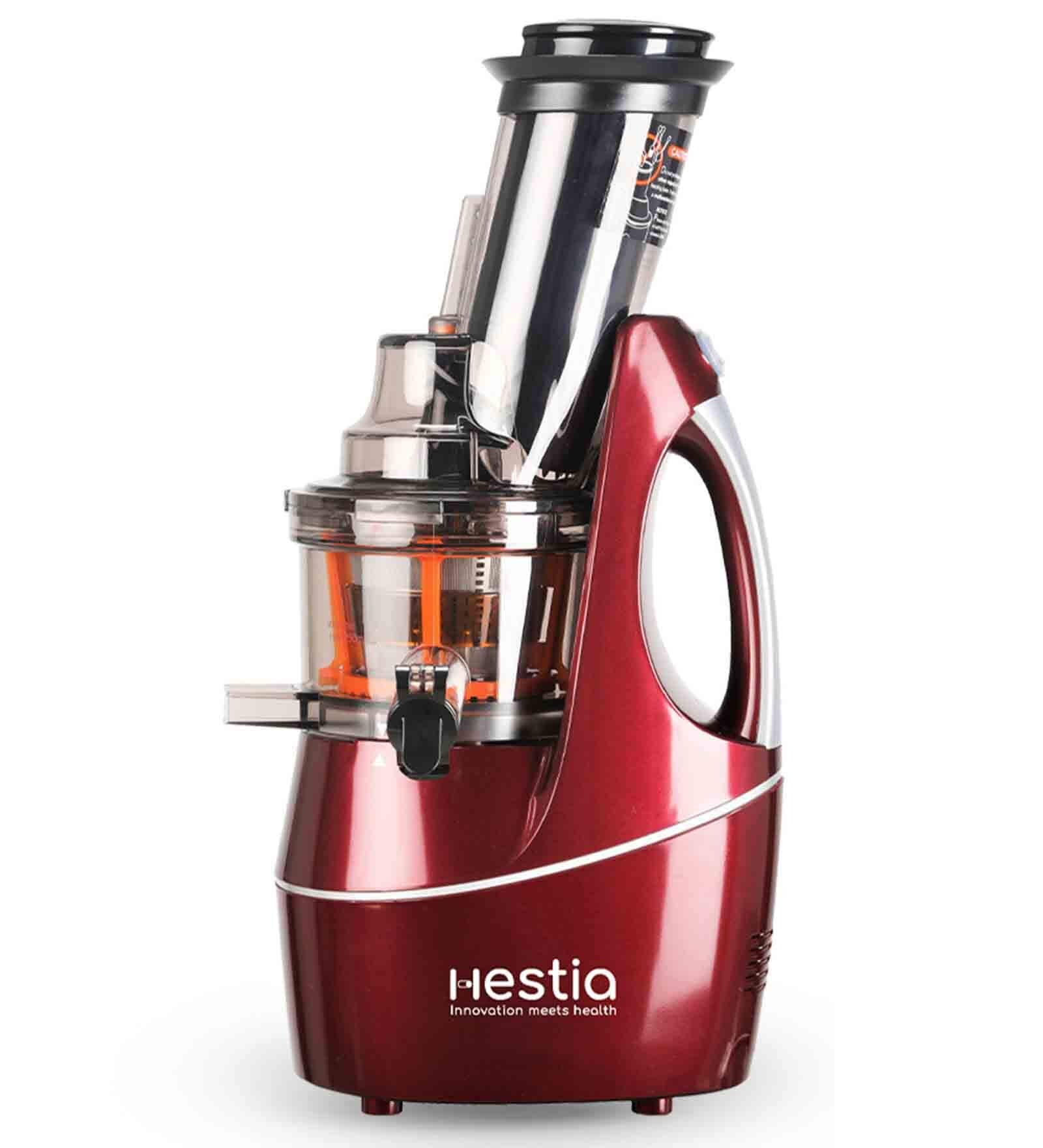 Hestia Appliances Nutri-Max Cold Press Juicer in Wine Colour