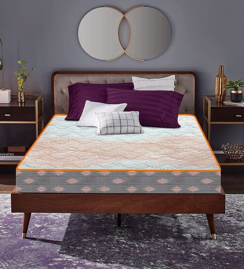 Health Spa Active 8 Inches HR Foam Orthopedic with SrtX TECHNOLOGY Single Size Mattress