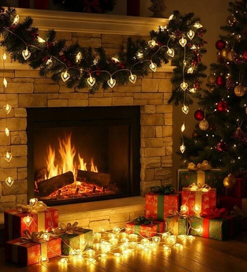 10 Led Heart Shape Lights for Decoration