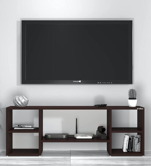 Buy Heider TV Console in Wenge Finish for TVs up to 65\ Online - Modern ...