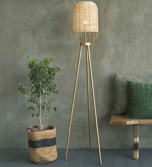 Henka Natural Floor Lamp