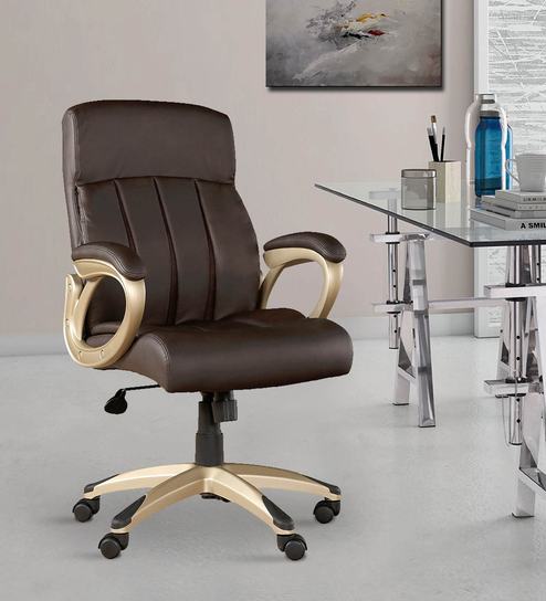 Henry Executive Chair In Brown Colour By Hometown