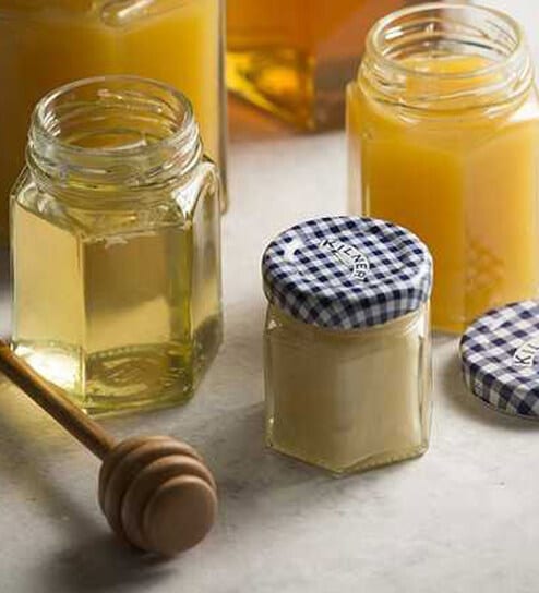 Hexagonal Twist Top Jar 48 ml by Kilner