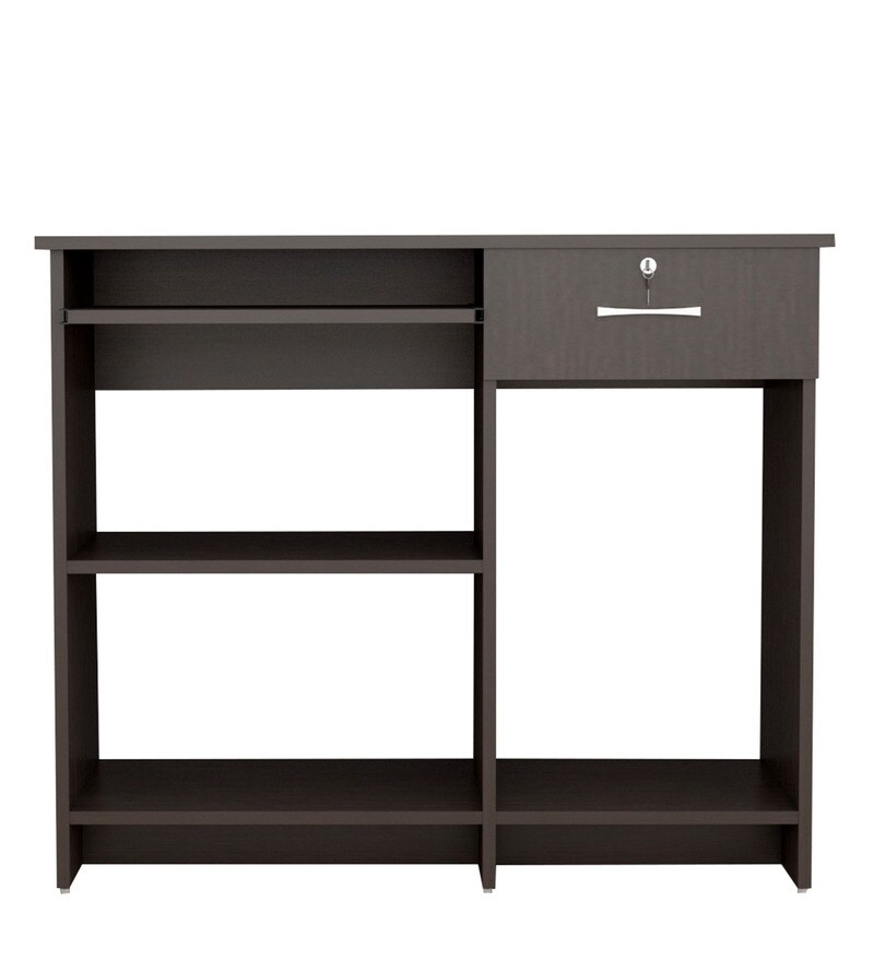 Buy Heimdall Computer Table in Wenge Colour by Wood You Online Computer Tables Study Tables