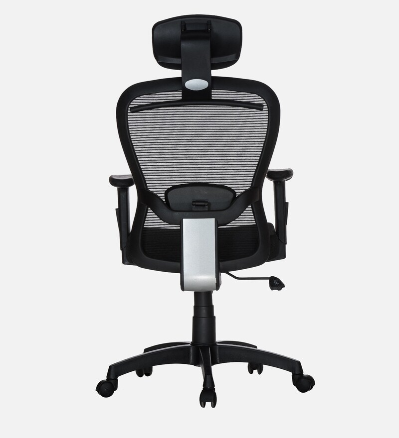 Buy Helicon High Back Ergonomic Office Chair in Black Colour by Teal