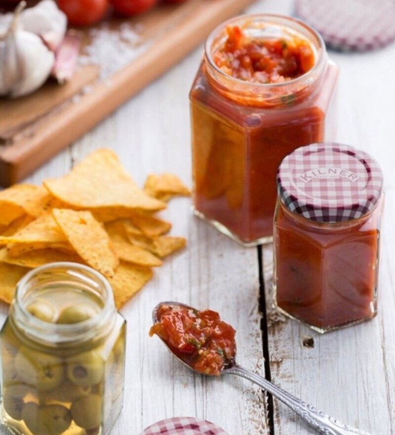 Buy Hexagonal Twist Top Jar 110 ml by Kilner Online Jars and