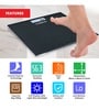 Healthgenie Hd-221 Glass Black Digital Weighing Scale