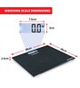Healthgenie Hd-221 Glass Black Digital Weighing Scale
