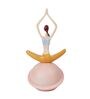 Healthy Yoga Pose Figurine in Resin