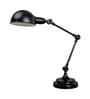 Maurice Black Study Lamp With Metal Base