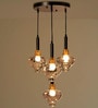 Healy Grey Metal and Glass Cluster Hanging Light