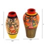 Heard Of Deers (Set Of 2) Multicolour Terracotta Floor Vase