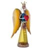 Heart Wing Angel Multicolour Wrought Iron T-Light Holder