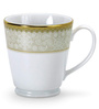 Hearth Collection Gold & White Porcelain (Set of 1) Coffee Mugs