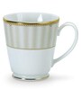 Hearth Collection Gold & White Porcelain (Set of 2) Coffee Mugs