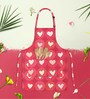 Hearts  Multicolor Polycotton Full-Length Neck To Knee Apron