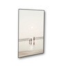 Heartwarming Family Beach Walk Series Set of 4 Canvas Wall Painting Black Frame