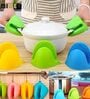 Heat Safe Collection Non Slip Heat Resistant Silicone Pot Holder Mittens
