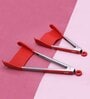 Heavy Duty Red Silicone (Set of 2) Kitchen Tong