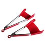 Heavy Duty Red Silicone (Set of 2) Kitchen Tong