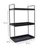 3-Tier Black Heavy Duty Metal Countertop Storage Rack