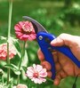 (1Pc) Blue Metal Home Garden Heavy-Duty Pruner