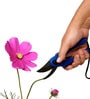 (1Pc) Blue Metal Home Garden Heavy-Duty Pruner