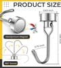 Heavy Duty Silver Magnets Refrigerator Fridge Hanging (3 Pack )