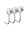 Heavy Duty Silver Magnets Refrigerator Fridge Hanging (3 Pack )