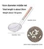 Heavy Duty Stainless Steel Deep Fry Net Spoon with Wooden Handle