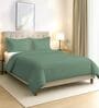 Hedge Green Solid 400 TC Cotton Double Sized Duvet Cover