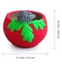 Hedgehog Haven Handmade & Hand Painted Planter Pot In Terracotta (6 Inches)
