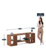Heider TV Console in Walnut Finish for TVs up to 65"