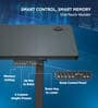 Height Adjustable Desk In Black Colour