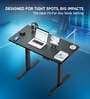 Height Adjustable Desk In Black Colour