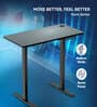 Height Adjustable Desk In Black Colour